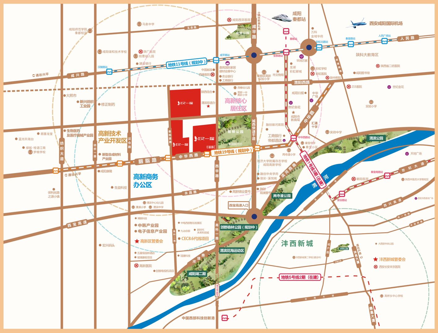 鑫苑又一程臻境位置交通图